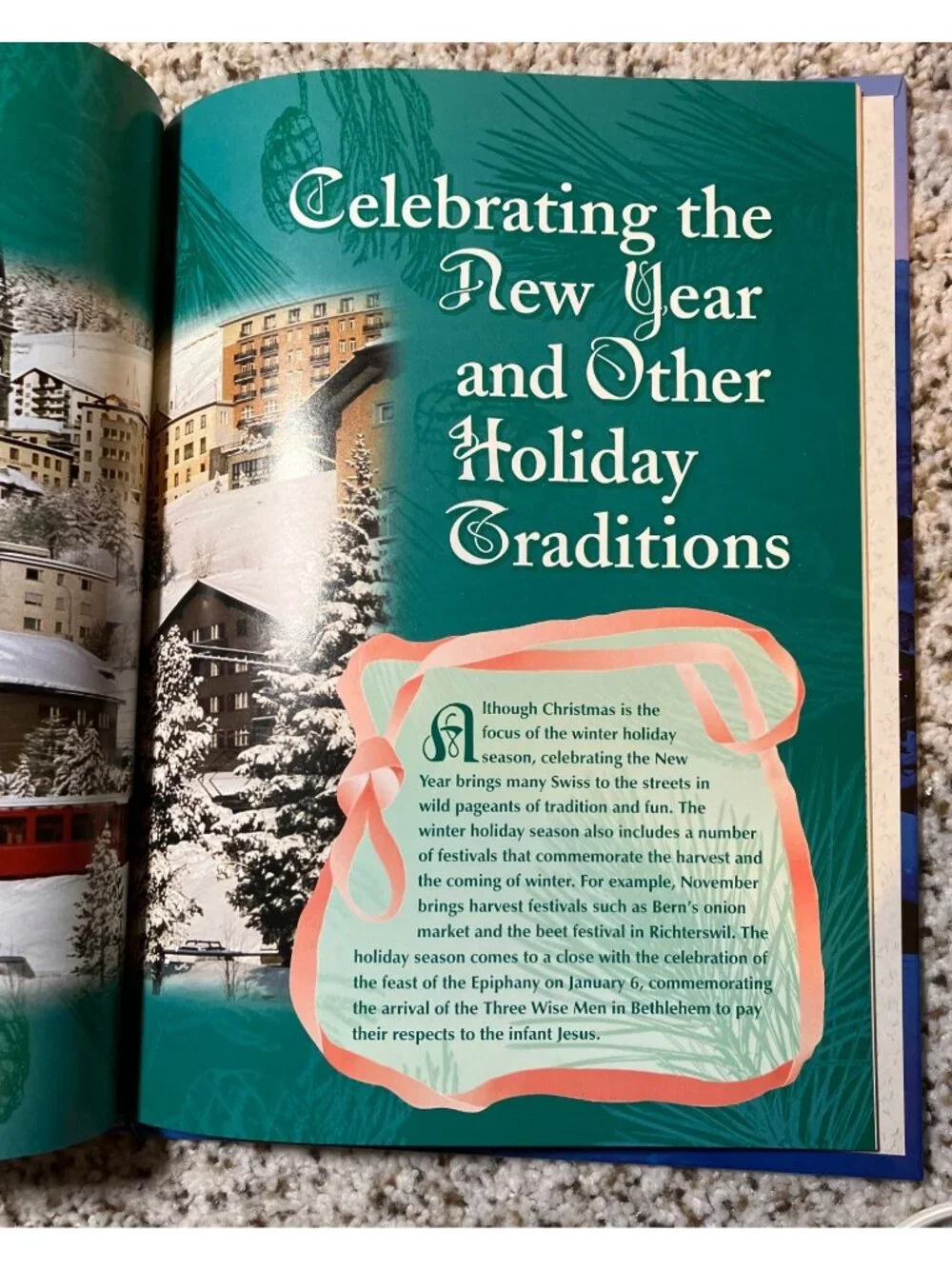 Christmas in Switzerland Christmas Around the World Hardcover Book